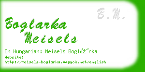 boglarka meisels business card